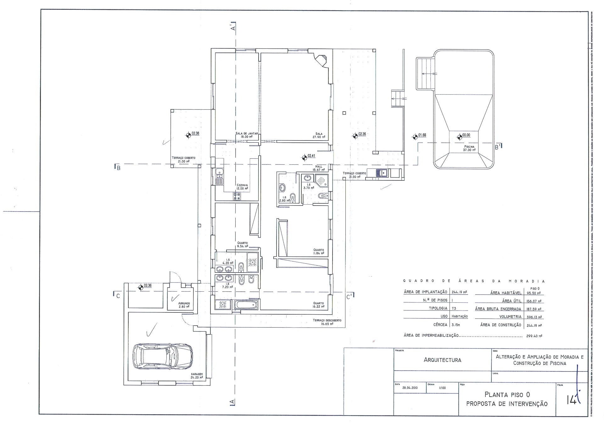 Gateiras — Moradia T3 térrea com piscina e amplo terreno — imagem 45